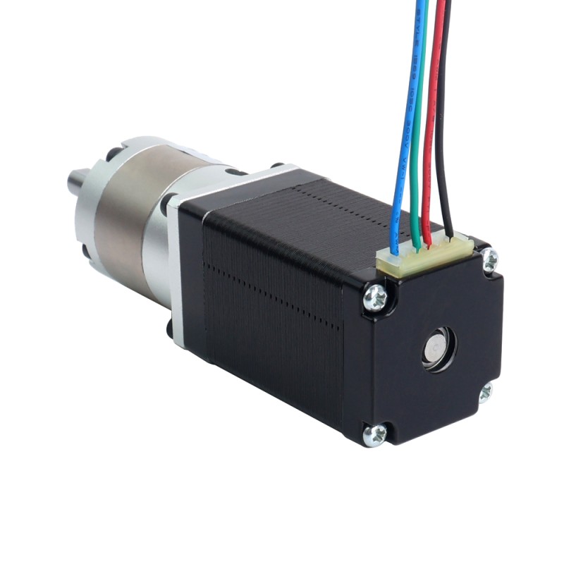Motor paso a paso Nema 11 bipolar L=51mm con caja de cambios planetaria serie EG relación de reducción 10:1 - 11HS20-0704S-EGS10 | StepperOnline