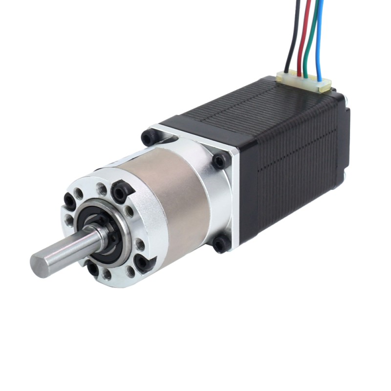 Motor paso a paso Nema 11 bipolar L=51mm con caja de cambios planetaria serie EG relación de reducción 10:1 - 11HS20-0704S-EGS10 | StepperOnline