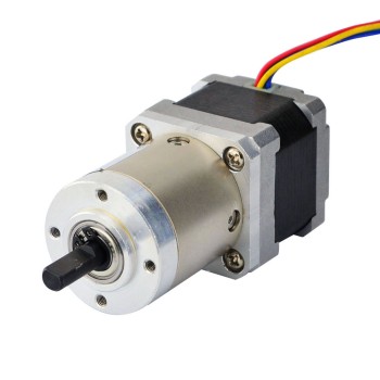 Motor paso a paso Nema 14 Bipolar L=34mm con relación de transmisión 27:1 Reductor planetario
