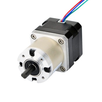 Motor paso a paso Nema 17 Bipolar L=34mm con relación de transmisión 27:1 Reductor planetario