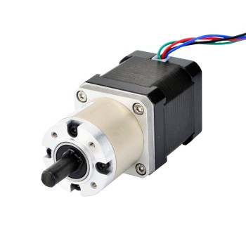 Motor paso a paso Nema 17 Bipolar L=48mm con relación de transmisión 14:1 Reductor planetario