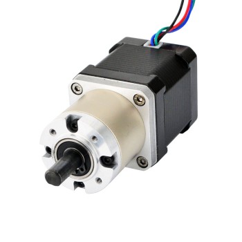Motor paso a paso Nema 17 Bipolar L=48mm con relación de transmisión 27:1 Reductor planetario