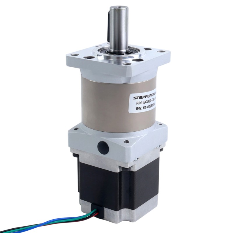 Motor paso a paso Nema 23 bipolar L=54,5mm con caja de cambios planetaria serie EG relación de reducción 50:1 - 23HS22-2904S-EGS50 | StepperOnline