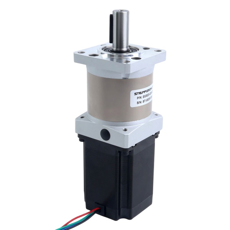 Motor paso a paso Nema 23 bipolar L=76,5mm con caja de cambios planetaria serie EG relación de reducción 50:1 - 23HS30-2904S-EGS50 | StepperOnline