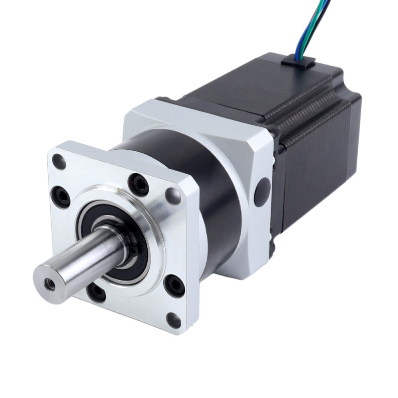 Motor paso a paso Nema 23 L=76.5mm Relación de transmisión 4:1 Reductor planetario de la serie MG - 23HS30-2904S-MG4 | StepperOnline