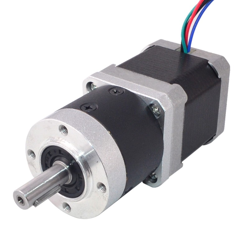 Motor Nema 17 L=48mm Relación de transmisión 10:1 Reductor planetario de alta precisión