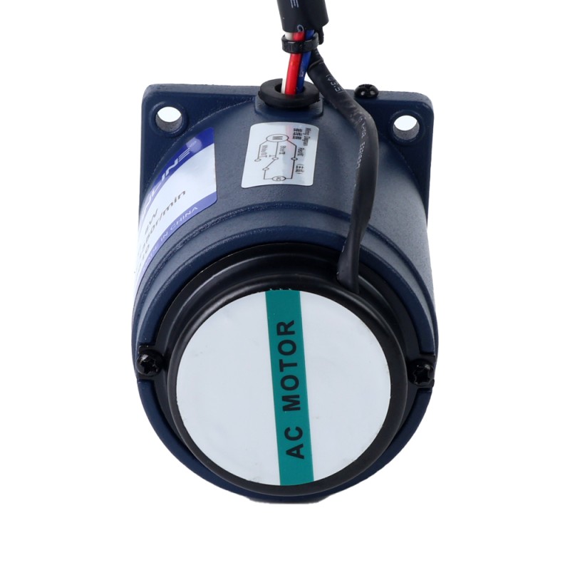 6W 220VAC 50Hz 18-270RPM 0,18Nm(25,49oz.in) Brida 60mm Motor de velocidad variable de CA monofásico con caja de cambios rectos - 2IK6RGN-C/2GN5K | StepperOnline