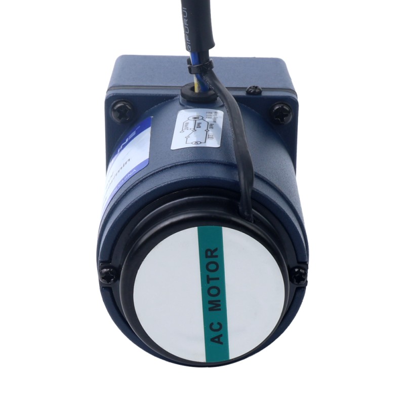 6W 110VAC 60Hz 6-103,33RPM 0,45Nm(63,73oz.in) Brida 60mm Motor de velocidad variable de CA monofásico con caja de cambios rectos - 2IK6RGN-A/2GN15K | StepperOnline