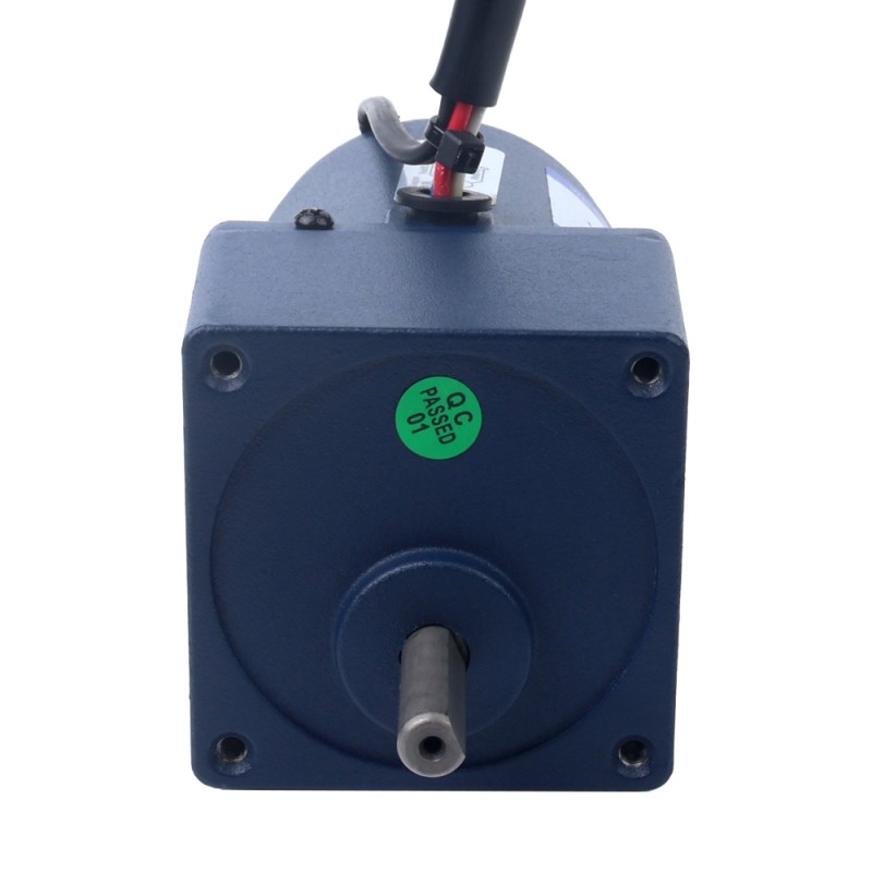 6W 110VAC 60Hz 6-103,33RPM 0,45Nm(63,73oz.in) Brida 60mm Motor de velocidad variable de CA monofásico con caja de cambios rectos - 2IK6RGN-A/2GN15K | StepperOnline