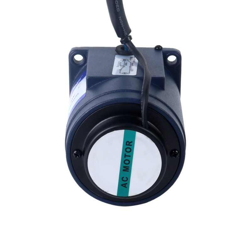 15W 110VAC 60Hz 3-51,67RPM 2,01Nm(284,64oz.in) Brida 70mm Motor de velocidad variable de CA monofásico con caja de cambios rectos - 3IK15RGN-A/3GN30K | StepperOnline