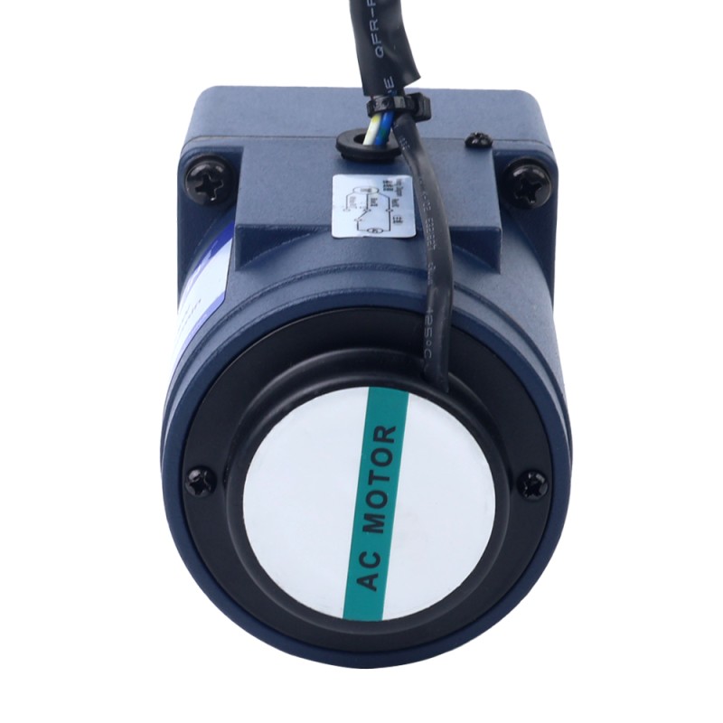 15W 110VAC 60Hz 3-51,67RPM 2,01Nm(284,64oz.in) Brida 70mm Motor de velocidad variable de CA monofásico con caja de cambios rectos - 3IK15RGN-A/3GN30K | StepperOnline