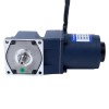 25W 110VAC 60Hz 0,5-8,61RPM 16,00Nm(2265,76oz.in) Brida 80mm Motor de velocidad variable de CA monofásico con caja de cambios en ángulo recto - 4IK25RGN-A/4GN180RT | StepperOnline