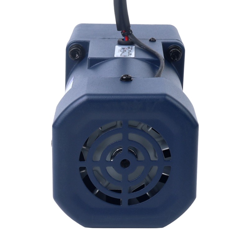 120W 220VAC 50Hz 9-135RPM 7,29Nm(1032,35oz.in) Brida 90mm Motor de velocidad variable de CA monofásico con caja de cambios rectos - 5IK120RGU-CF/5GU10KB | StepperOnline