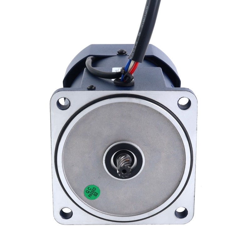 60W 220VAC 50Hz 18-270RPM 1,64Nm(232,24oz.in) Brida 90mm Motor de velocidad variable de CA monofásico con caja de cambios rectos - 5IK60RGN-CF/5GN5K | StepperOnline