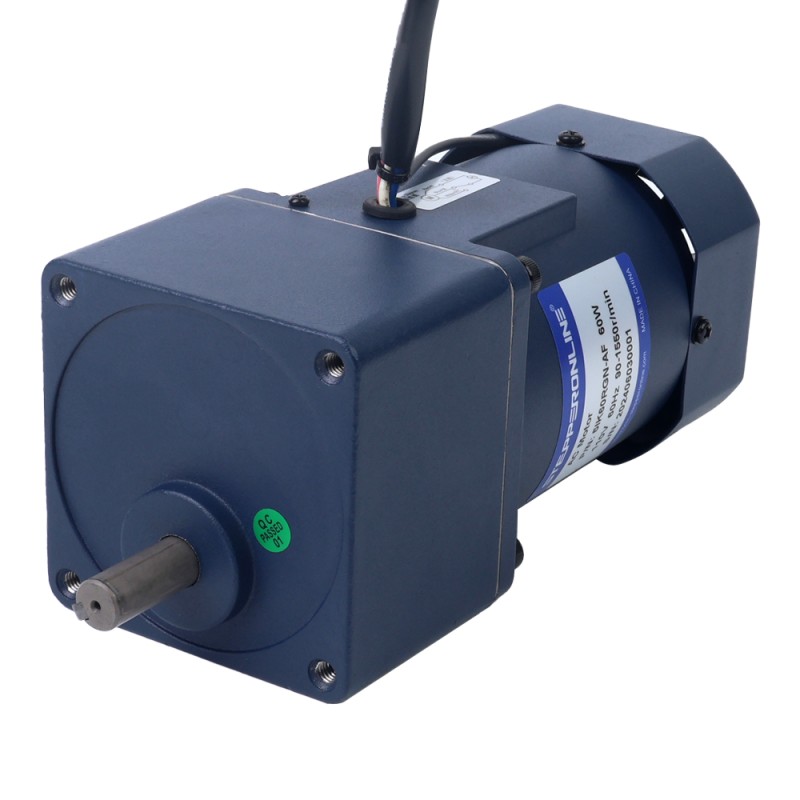 60W 220VAC 50Hz 18-270RPM 1,64Nm(232,24oz.in) Brida 90mm Motor de velocidad variable de CA monofásico con caja de cambios rectos - 5IK60RGN-CF/5GN5K | StepperOnline