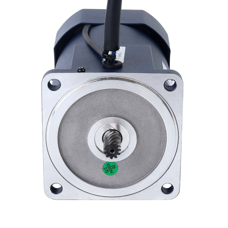 90W 110VAC 60Hz 0,5-8,61RPM 40,00Nm(5664,4oz.in) Brida 90mm Motor de velocidad variable de CA monofásico con caja de cambios en ángulo recto - 5IK90RGU-AF/5GU180RC | StepperOnline
