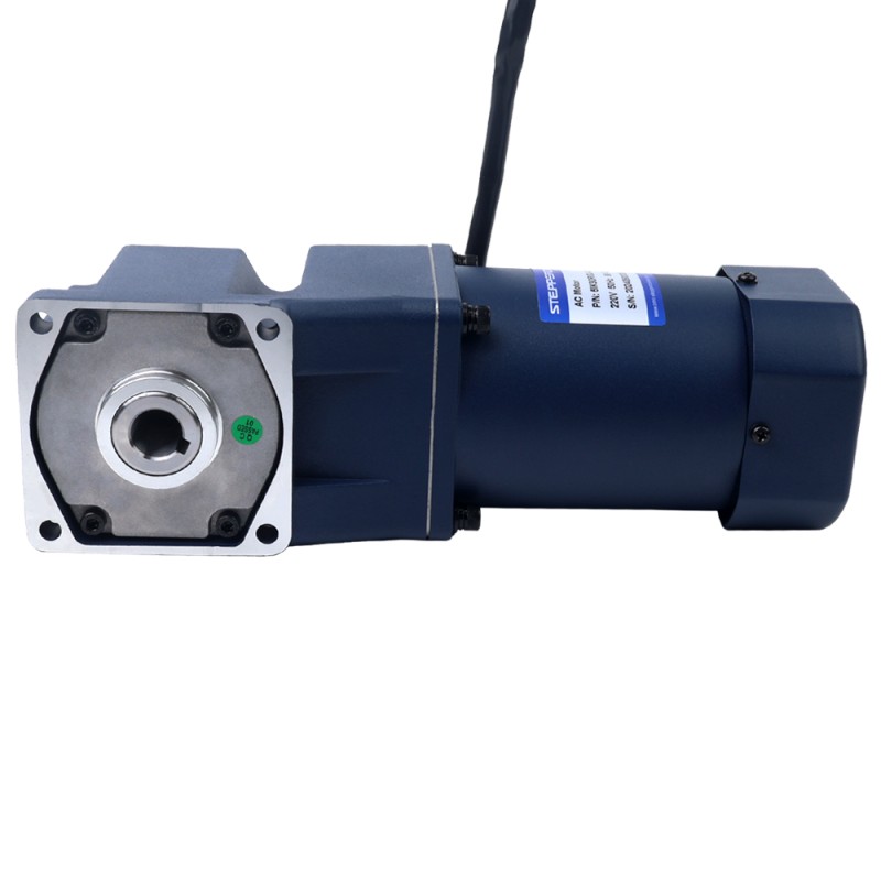 90W 110VAC 60Hz 0,5-8,61RPM 40,00Nm(5664,4oz.in) Brida 90mm Motor de velocidad variable de CA monofásico con caja de cambios en ángulo recto - 5IK90RGU-AF/5GU180RC | StepperOnline