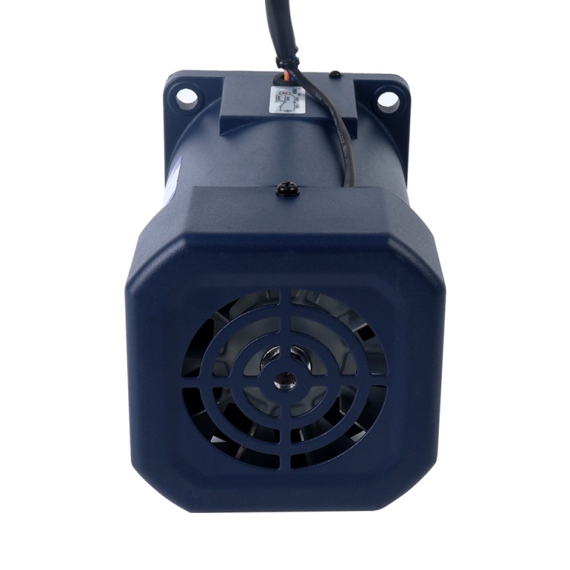 200W 220VAC 50Hz 0,9-13,5RPM 40,00Nm(5664,47oz.in) Brida 104mm Motor de velocidad variable de CA monofásico con caja de cambios rectos - 6IK200RGU-CF/6GU100K | StepperOnline