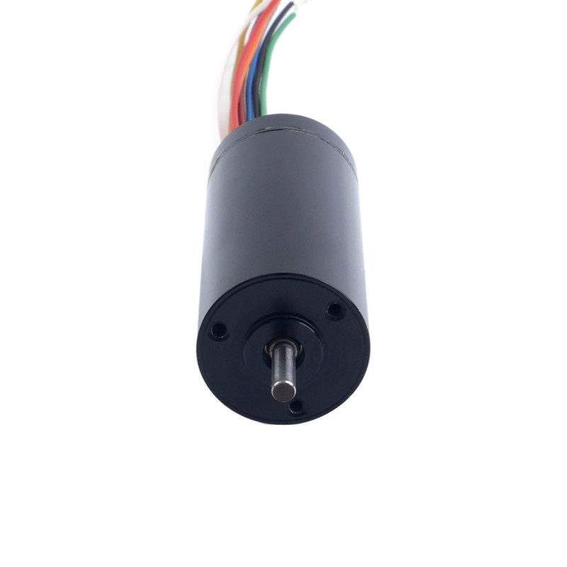 Motor sin escobillas sin núcleo redondo 48V 23,5mNm 25,84W 0,67A Ф22x45mm - 22CL45-48-P2-10500 | StepperOnline