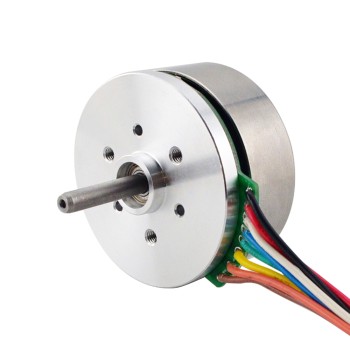 24V 5250RPM 0.084Nm 50W 2.6A Ф43.2x21.6mm Motor de rotor externo
