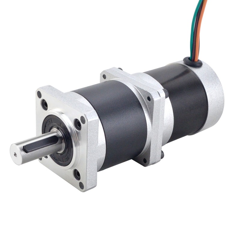 24V 172W 70RPM Geared Brushless DC Motor 17.63Nm(2496.61oz.in) 50:1 Caja de cambios de alta precisión