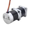 24V 172W 70RPM Geared Brushless DC Motor 17.63Nm(2496.61oz.in) 50:1 Caja de cambios de alta precisión