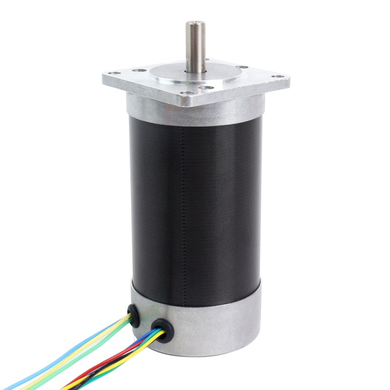 Motor BLDC, 48V, 3000RPM, 0,57Nm, 179W, 5,10A, 57x57x113,5mm - 57BYB114-48-01 | StepperOnline