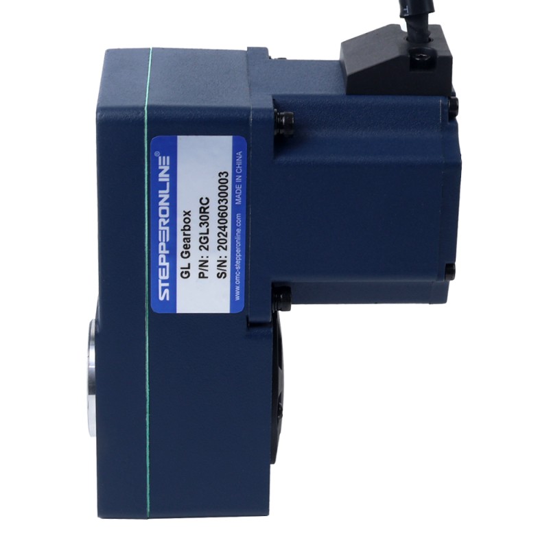 Motor CC sin escobillas con engranaje de 24V 40W 100RPM 2,80Nm(396,51oz.in) 30:1 con caja de cambios de eje hueco paralelo - F2B40-24GL-30S/2GL30RC | StepperOnline UK