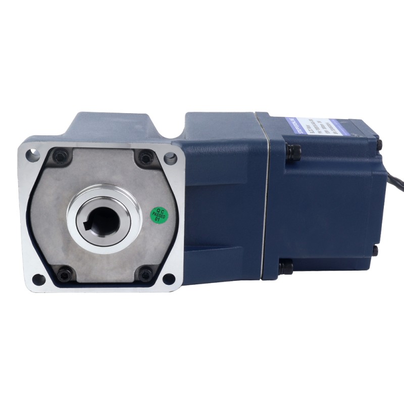 Motor BLDC con engranaje de 24V, 120W, 100RPM, 8,00Nm(1132,90oz.in), Caja de cambios de ángulo recto 30:1 - F55B120-24GU-30S/5GU30RC | StepperOnline