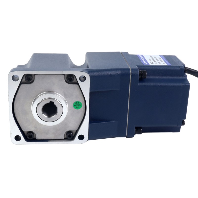 Motor BLDC con engranaje de 24V, 150W, 150RPM, 6,66Nm(943,00oz.in), Caja de cambios de ángulo recto 20:1 - F55B150-24GU-30S/5GU20RC | StepperOnline