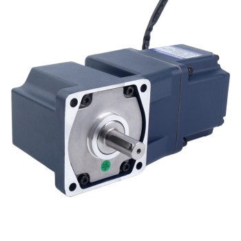 Motor BLDC con engranaje de 48V, 150W, 300RPM, 3,41Nm(483,00oz.in), Caja de cambios de ángulo recto 10:1