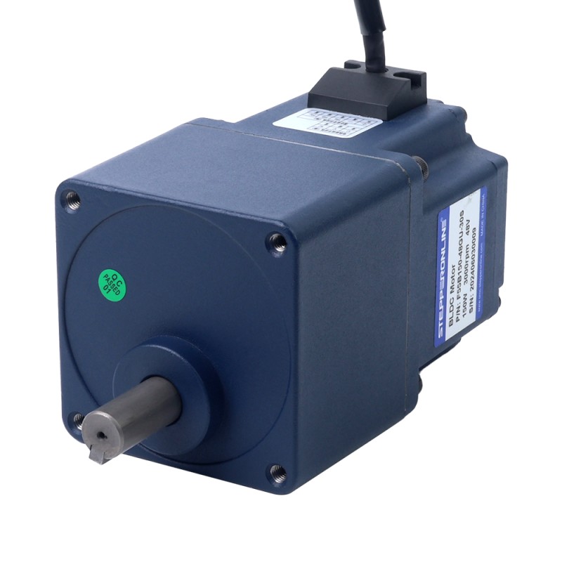 Motor CC sin escobillas con engranaje de 48V 150W 600RPM 1,95Nm(276,14oz.in) Caja de engranajes rectos 5:1 - F55B150-48GU-30S/5GU5KB | StepperOnline