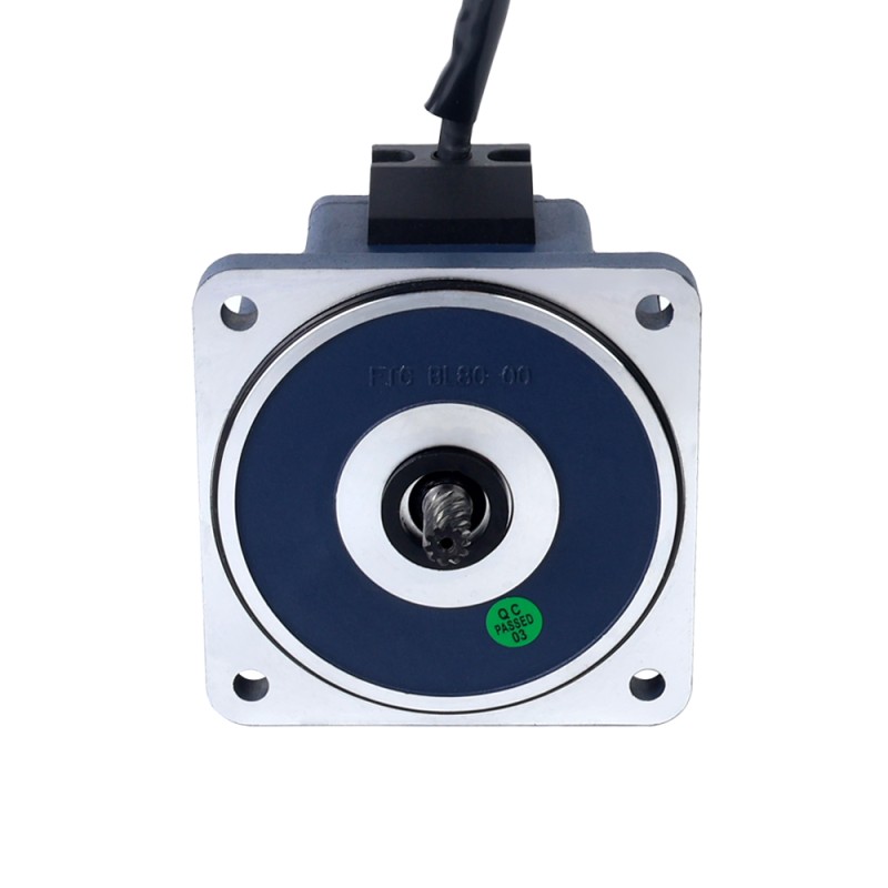 Motor CC sin escobillas con engranaje de 24V 60W 100RPM 4,18Nm(591,94oz.in) Caja de engranajes rectos 30:1 - F5B60-24GN-30S/5GN30K | StepperOnline