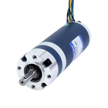 24V 30W 579RPM Motor DC sin Escobillas con Caja Reductora 0,45Nm(63,73oz.in) 5,18:1 Caja Planetaria
