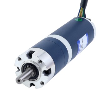 24V 30W 59RPM Motor DC sin Escobillas con Caja Reductora 3,50Nm(495,64oz.in) 50,9:1 Caja Planetaria
