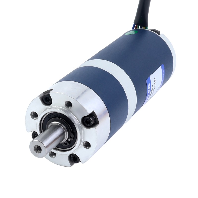 24V 60W 120RPM Motor DC sin Escobillas con Caja Reductora 3,80Nm(538,12oz.in) 25:1 Caja Planetaria - M52B60-24P-30S/G52-25S1 | StepperOnline