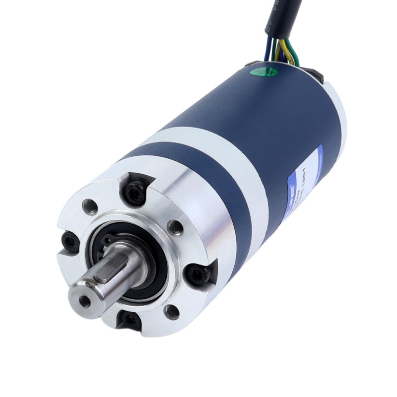 24V 60W 579RPM Motor DC sin Escobillas con Caja Reductora 0,90Nm(127,45oz.in) 5,18:1 Caja Planetaria - M52B60-24P-30S/G52-5.18S1 | StepperOnline