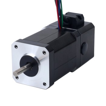 Motor paso a paso Nema 17 de 0,72Nm(101,96oz.in) con freno electromagnético de 24V 3,7W