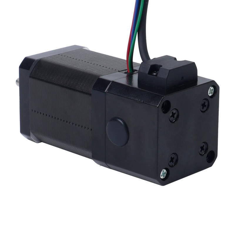 Motor paso a paso Nema 17 de 0,72Nm(101,96oz.in) con freno electromagnético de 24V 3,7W - 17HS24-2004D-B070 | StepperOnline