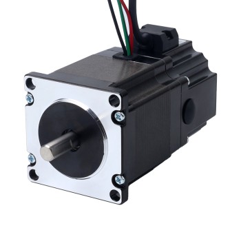 Motor paso a paso Nema 23 de 1,2Nm(169,93oz.in) con freno electromagnético de 24V 4,5W