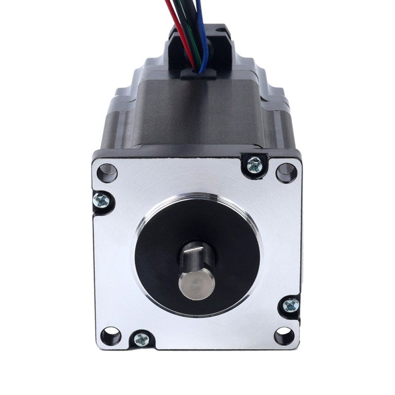 Motor paso a paso Nema 24 de 3,0Nm(424,83oz.in) con freno electromagnético de 24V 4,5W - 24HS34-5004D-B280 | StepperOnline