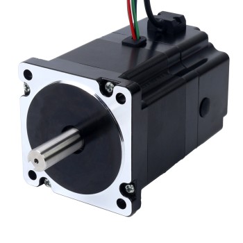 Motor paso a paso Nema 34 de 4,8Nm(679,74oz.in) con freno electromagnético de 24V 6,8W