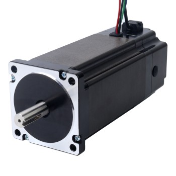 Motor paso a paso Nema 34 de 13,0Nm(1840,95oz.in) con freno electromagnético de 24V 6,8W