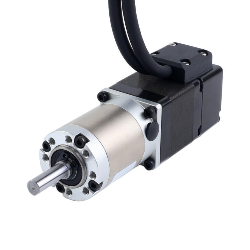 Motor paso a paso Nema 11 de lazo cerrado L=32mm con caja de engranajes planetaria serie EG relación 20:1 - 11HS12-1004D-E1000-EGS20 | StepperOnline