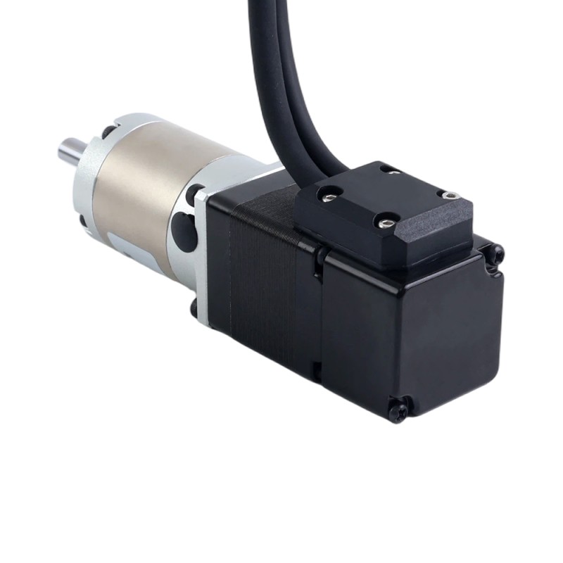 Motor paso a paso Nema 11 de lazo cerrado L=32mm con caja de engranajes planetaria serie EG relación 20:1 - 11HS12-1004D-E1000-EGS20 | StepperOnline