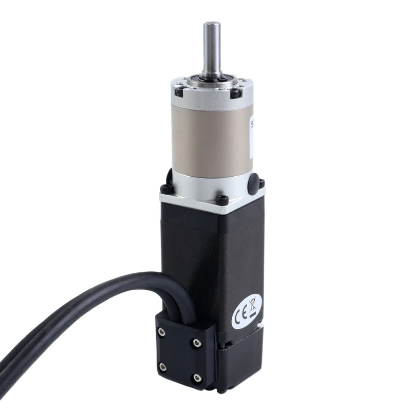 Motor paso a paso Nema 11 de lazo cerrado L=51mm con caja de engranajes planetaria serie EG relación 50:1 - 11HS20-1004D-E1000-EGS50 | StepperOnline