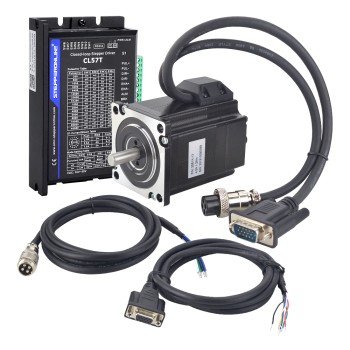Kit CNC paso a paso de circuito cerrado de 1 eje serie TP 1.2Nm(169.93oz.in) Motor y Driver Nema 23