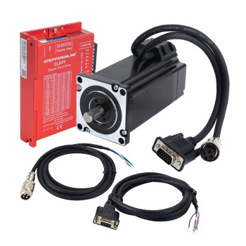 YS Series Kit CNC Motor Paso a Paso de Closed Loop 1 Eje 4,00Nm(566,45oz.in) Motor Nema 24 y Controlador