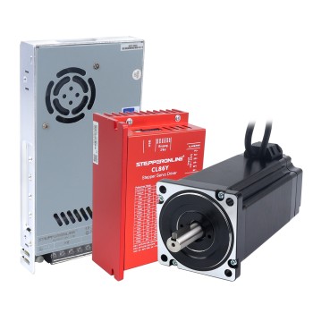 YS Series Kit CNC Motor de Closed Loop 1 Eje 12,00Nm(1699,34oz.in) Motor Nema 34 con Fuente de Alimentación