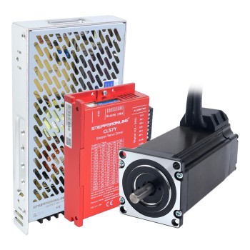 Kit de Motor de Bucle Cerrado YS Series de 1 Eje 3.00Nm(424.83oz.in) Nema 23 con Cables de 1.5m y Fuente de Alimentación